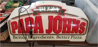 Papa Johns pizza delivery car roof top light