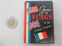 Jeu de cartes ancien: Game of Flags of the United