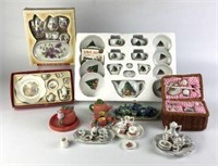 Assortment of Miniature Tea Sets