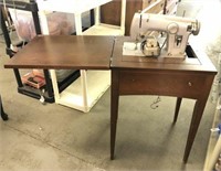 Vintage Sears Kenmore Sewing Machine with Cabinet