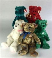 Assortment of Ty Beanie Babies Bears
