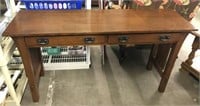 Stickley 2 Drawer Console Table