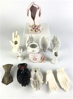 Assortment of Hand Figurines, Planters &
