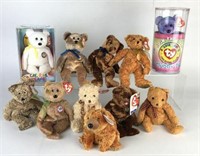 Assortment of Ty Beanie Baby Bears