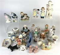 Assortment of Lefton & Vintage Figurines