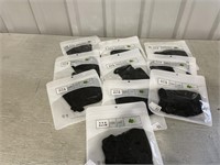 10 Black Cloth Masks
