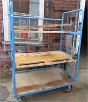 large cart on pneumatic wheels