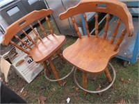 pair of bar stools 20" seat height