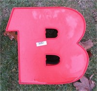 red signage letter b 13.5"