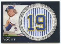 Robin Yount Commemorative Retired Number Patch