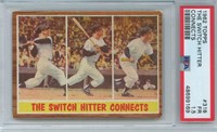 1962 Topps Mickey Mantle Baseball Card Graded PSA