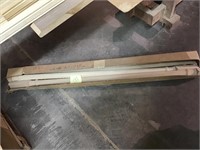 4 large posts 21” x 2 x 2 unfinished Wood 1/4 sz