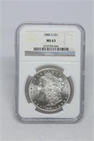 1880-s Morgan Dollar MS63