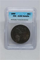 1886 Morgan Dollar AU55