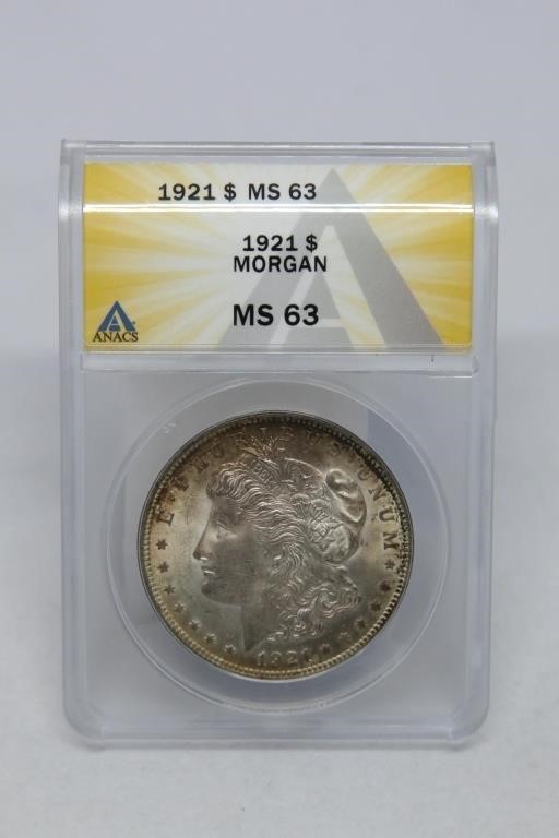 Online only coin & collectibles auction closing Dec. 1