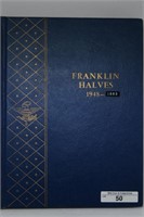 Complete Set Franklin Halves-Many BU-Super Album