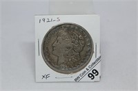 1921-s Morgan Dollar  XF