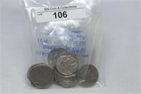 (10) Nickels 9 misc Buffalo and 1 1952-s