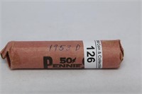 1953-d Roll Wheat Cents
