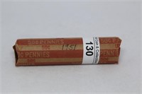 1951 Roll Wheat Cents