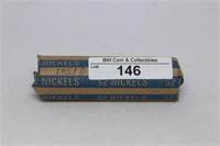 1951-d Roll of Nickels