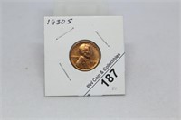 1930-s Wheat Penny - Red!