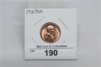 1957-d Wheat Penny -Red