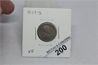 1924-s Lincoln cent-see notes