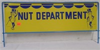 2 sided Planters Nut Dept. sign for display