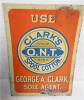 Clarks O. N. T. Tin Sign
