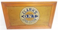 Clarks O.N.T. Tin Sign Framed