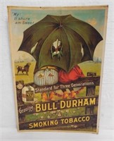 Contemporary Bull Durham Tobacco sign