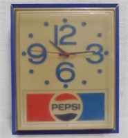 Pepsi clock & light