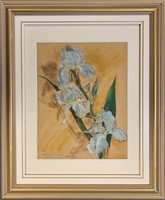 PRETTY SIGNED VINTAGE PASTEL - J.P HORNE - 1966