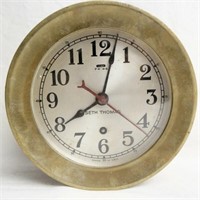Vintage Seth Thomas Brass Ships Clock
