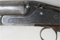 Antique Lefever Arms Damascus SxS barrel shotgun