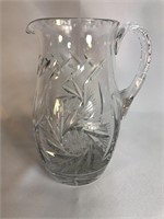 6 1/2 Inch Tall Crystal Pitcher