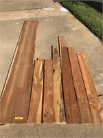 Lot of 7 Red Cedar planks