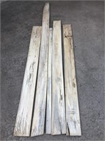 Lot of 5 Spalted Oak Planks