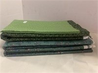 Stack of Fabric / Material - Green's