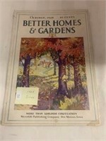 "Better Homes & Gardens" Mag.-"Dated October 1928"