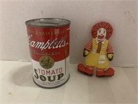 Ronald McDonald Item / Campbells' Soup Bank