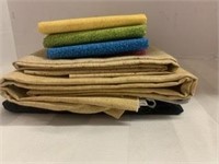 Stack of Fabric / Material - Yellow's & Brown's