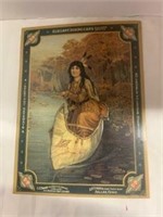Metal Sign - Lady in the Canoe...