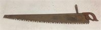 Vintage 1-Man Cross Cut Saw - Great Condition