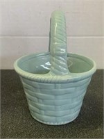 Pottery Basket - Pale Green