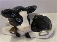 Holstein Milk Cow Figure w/ Bell