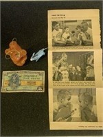Assorted Vintage Items - Toys/ Paper