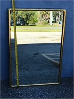 Gilded Wood Framed Mirror 25x37
