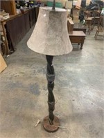 Floor Lamp - Barbed Wire Design w/ Shade